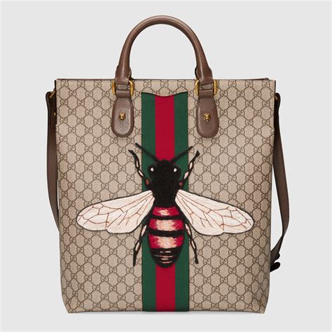 borsa gucci nera con ape